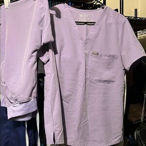 Figs Light Purple Scrub Set